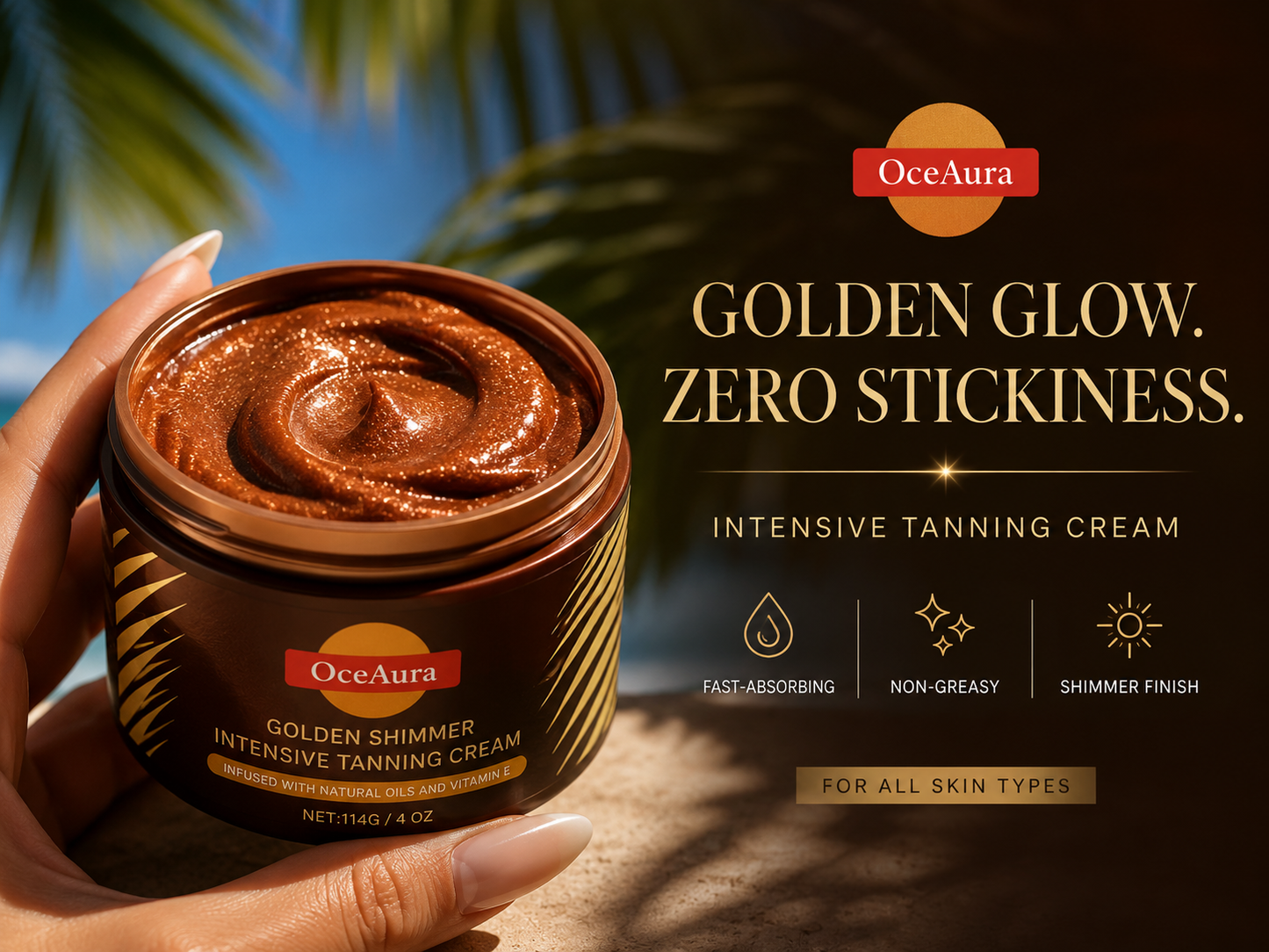Golden Shimmer Intensive Tanning Cream
