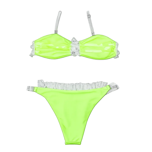 Women Split Swimsuit Lace Swimsuit Bikini